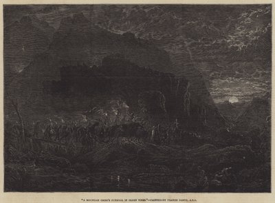 昔の山主の葬式 作： Francis Danby